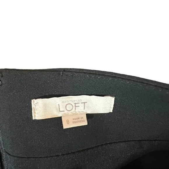 Ann Taylor Loft Size 8 Black‎ Pencil Skirt - Picture 2 of 3
